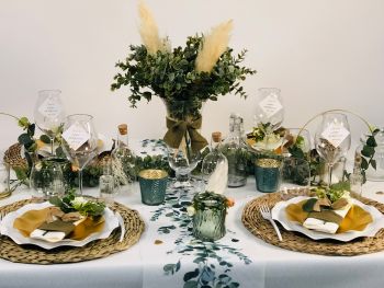 Table Pampas & Eucalyptus