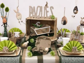 Table Pâques Nature