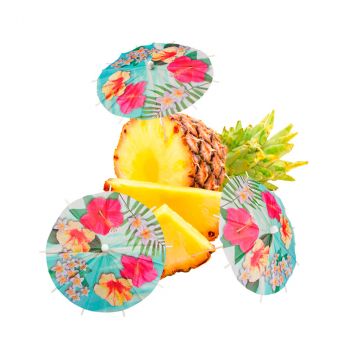 Parapluie cocktail x6 paradis