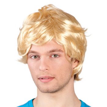 Perruque homme blond