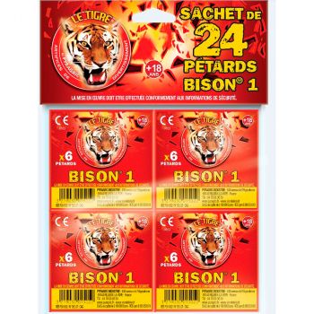 Pétards F2 tigre bison x24