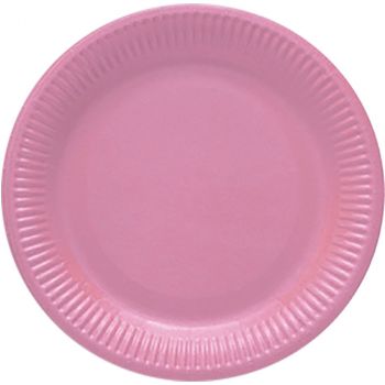 Petites assiettes rose x8