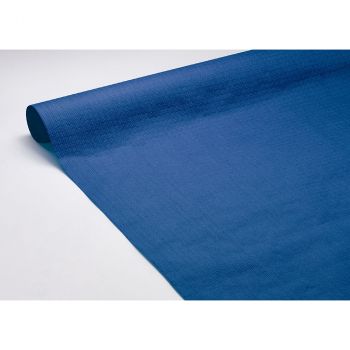 Rouleau de nappe papier gaufré bleu nuit 20m