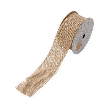 Ruban jute naturelle 5cmx5m