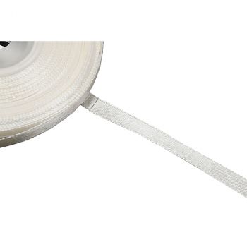 Ruban satin 6mmx25m blanc