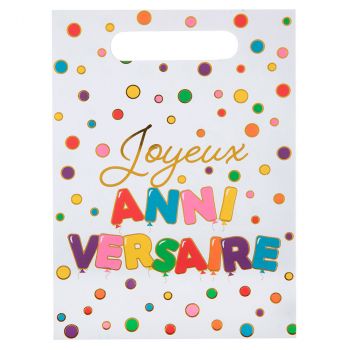 Sac x10 anniversaire multicolore