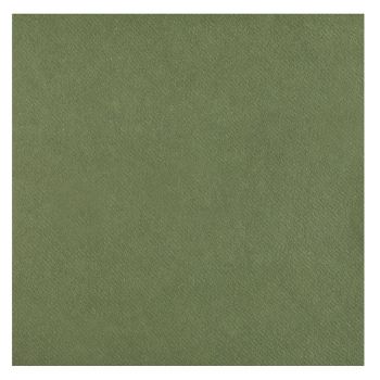 Serviettes voie sèche vert olive x25