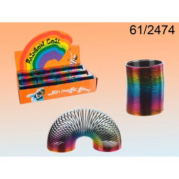 Spirale plastique rainbow