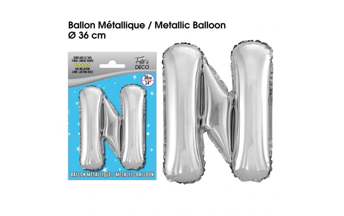 BALLON HELIUM LETTRE N