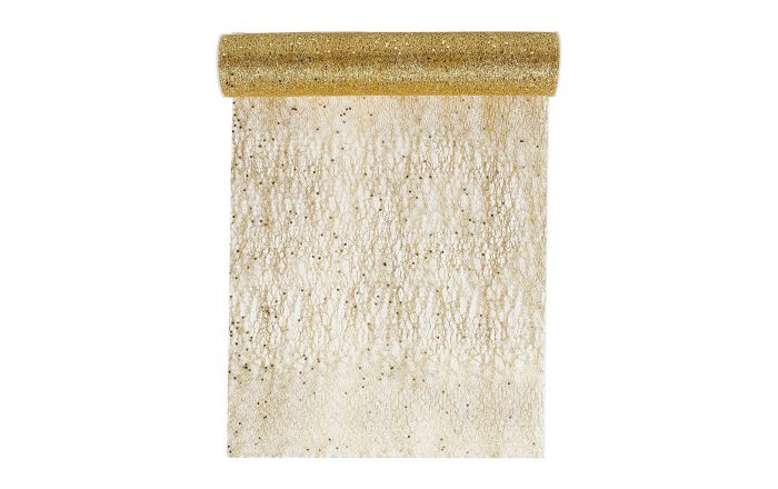 Chemin De Table Glitter Dore 30cmx5m