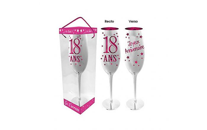 Flute A Champagne 18 Ans Rose