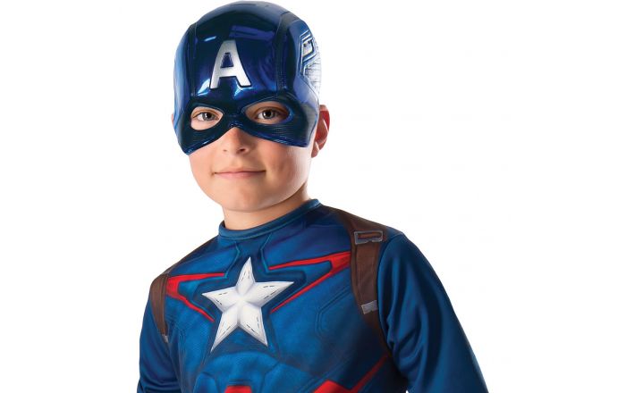 Clementoni - 18610 - Marvel Captain America Maske - Kreativspielzeug, Geschenk-Set Für Kinder Ab 5 Jahren