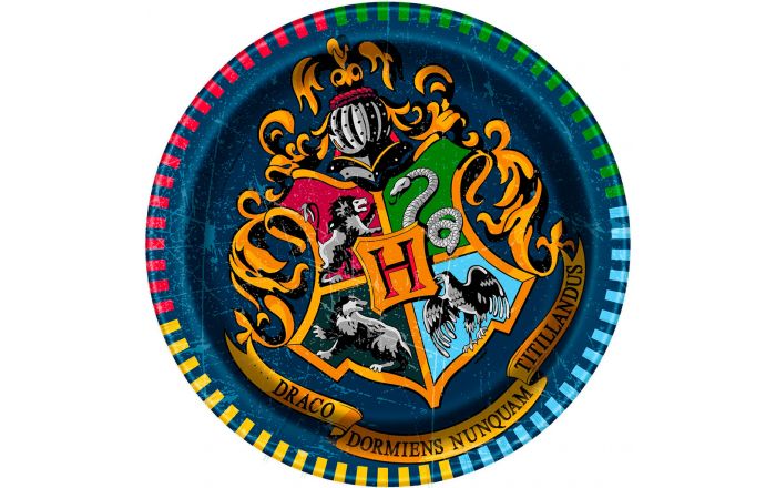 8 Assiettes Harry Potter Wizarding World pour l'anniversaire de