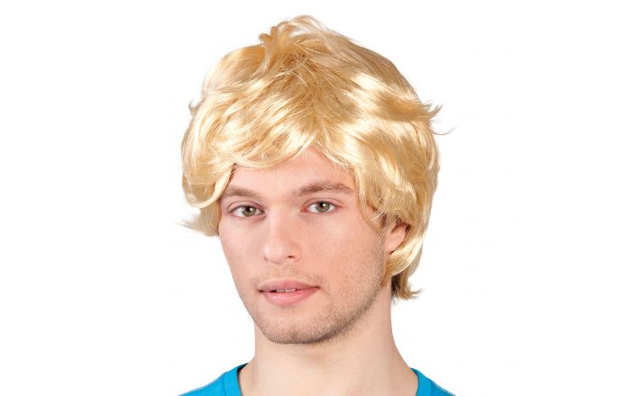 Perruque homme blond