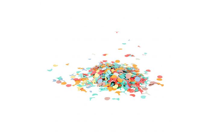 Sachet de confettis 100gr multicolore