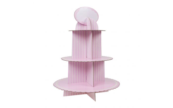 Porte-plaque à gâteau en forme de couronne | 3 niv... - Grandado